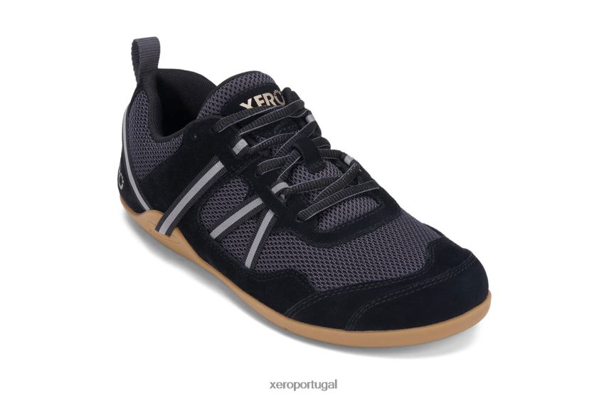 preto / asfalto Xero Shoes prio camurça - mulheres Z684JJ155