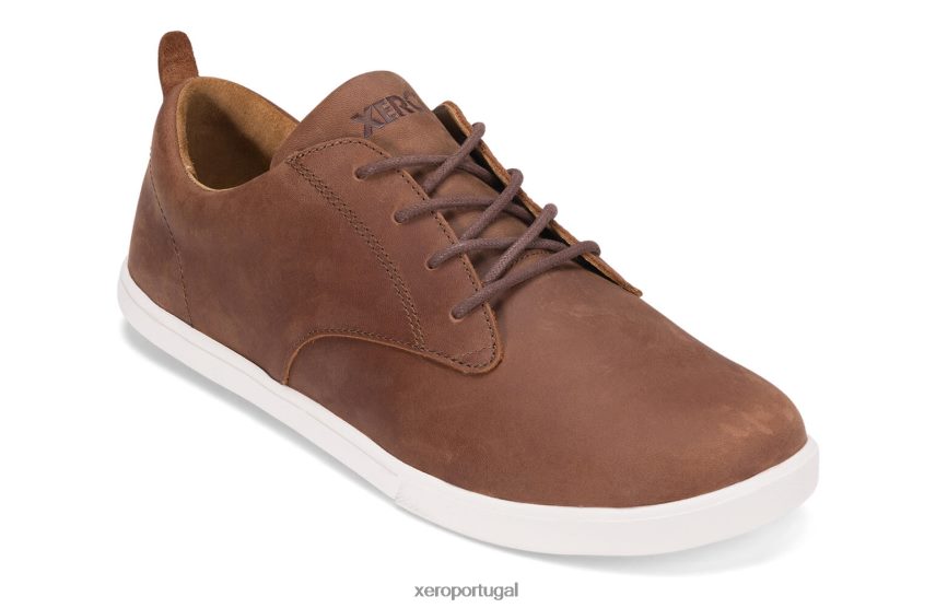 marrom Xero Shoes Glenn - sapato masculino de couro casual Z684JJ51